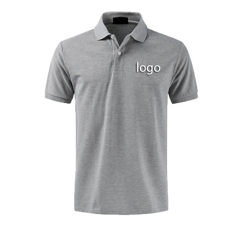 High Quality Work Uniform Business Polo T Shirt Custom Logo Embroidered Cotton Polyester Mens Golf Polo T Shirts