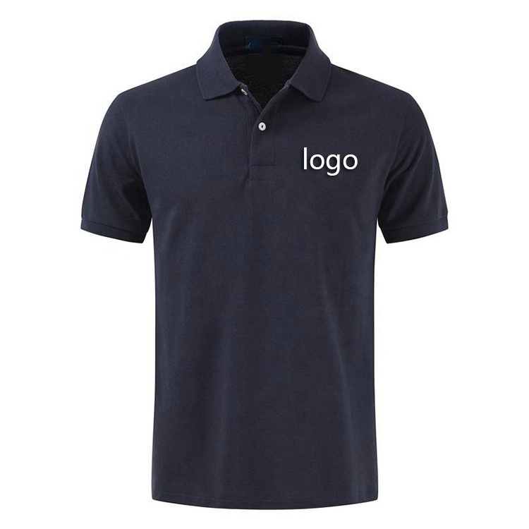 High Quality Work Uniform Business Polo T Shirt Custom Logo Embroidered Cotton Polyester Mens Golf Polo T Shirts