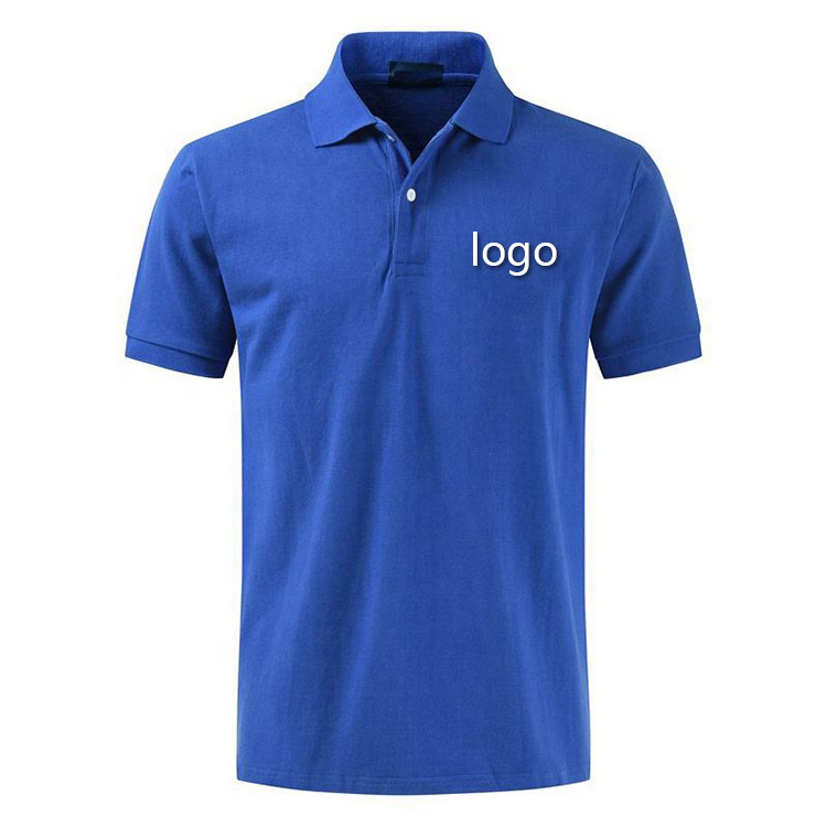 High Quality Work Uniform Business Polo T Shirt Custom Logo Embroidered Cotton Polyester Mens Golf Polo T Shirts