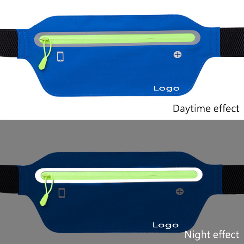 Wholesale Custom Waterproof Fitness Fanny Pack Elastic Running Belt Bag Sports Waist Bags