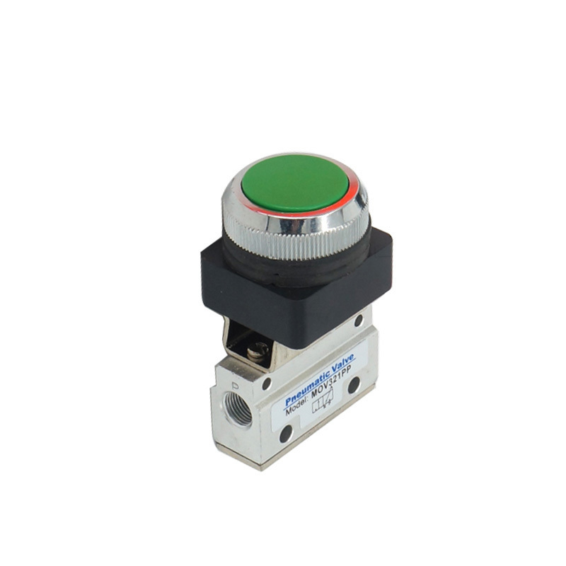 MOV Series 3/2 Way Aluminum Alloy Distinctive Pneumatic Parts MOV321R MOV321EB Mechanical Valve