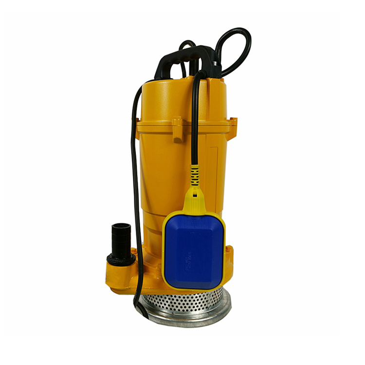 Qdx Series Low Head High Volume 2 Inch Diameter 0.75Kw 1Hp Ac Dc Delivery Cast Iron Submersible Water Pump With Float Switch