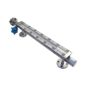 Magnetic Float level Gauge UHZ Magnetic Flap Remote Transmission Level Gauge 4-20mA Magnetic Switch Float Level 304