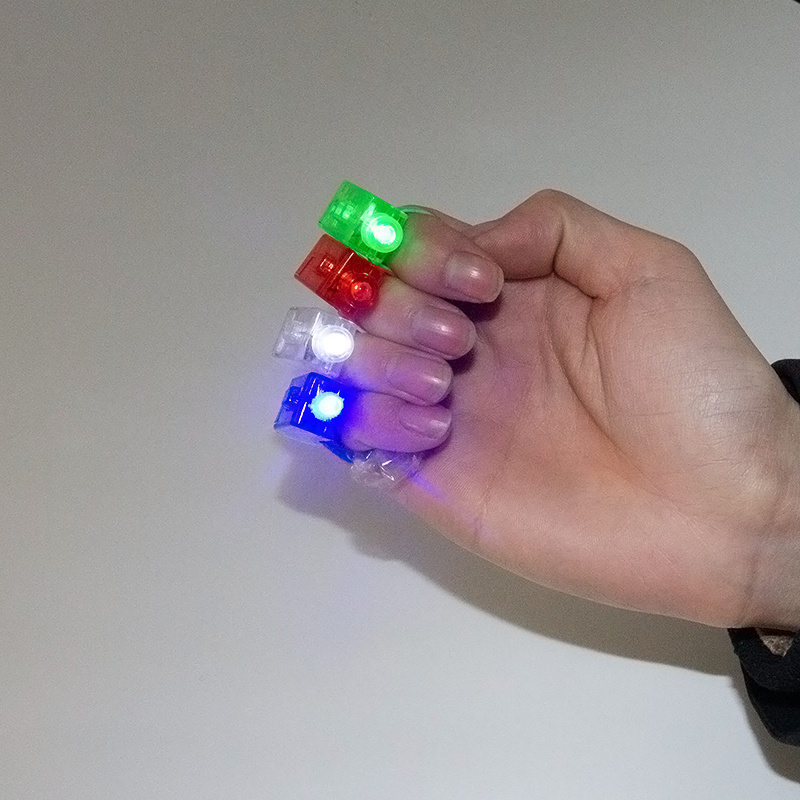 Flashing LED finger lights rings Laser light party disco festival Flashing toy LED light up toy