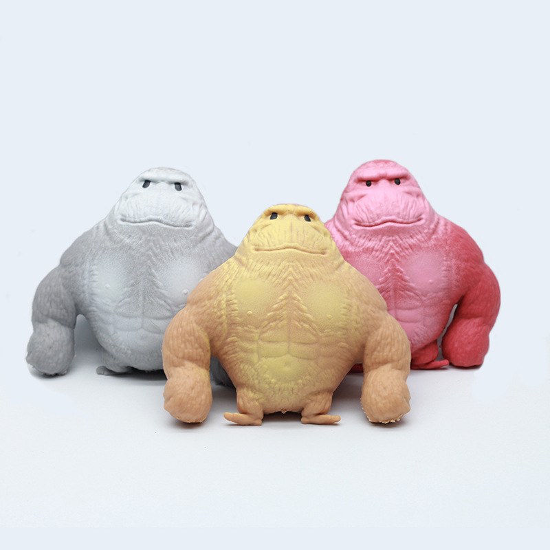 ADDOIL New hot sale decompression toys Elastic decompression toys Fun medium-sized monkey orangutan soft gorilla squeeze toys