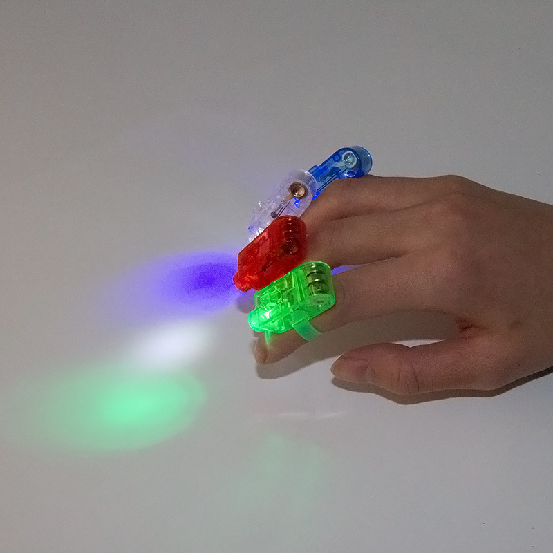 Flashing LED finger lights rings Laser light party disco festival Flashing toy LED light up toy