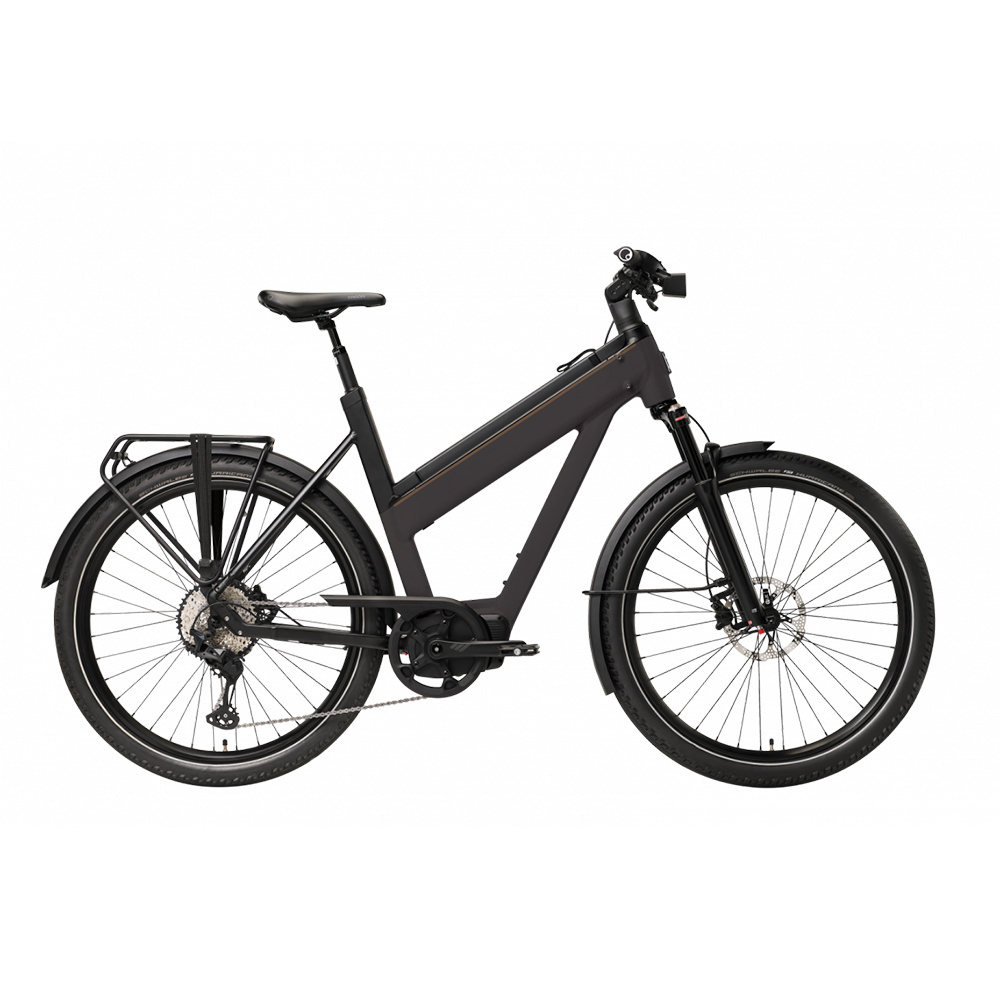 Removable Battery Electric Mountain Bike All terrain Off Road Bike Dirt Bike With 27.5'' Fat Tire Mid Mottor Luggage Carrier