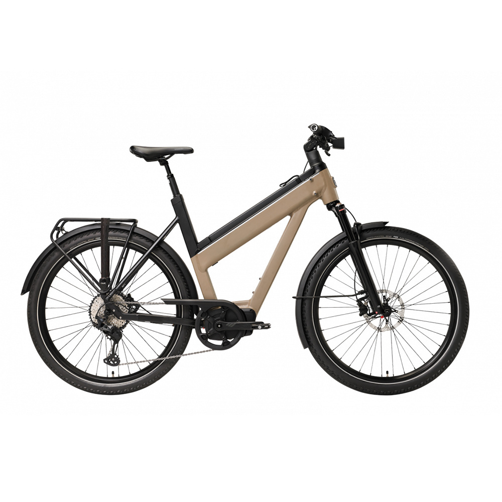 Removable Battery Electric Mountain Bike All terrain Off Road Bike Dirt Bike With 27.5'' Fat Tire Mid Mottor Luggage Carrier