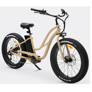 beach cruiser Ebike 26x4" Electric  snow Bike 52V 750w 1000w E-bikes murf fat tyre Electric Bicycle 2271 battery