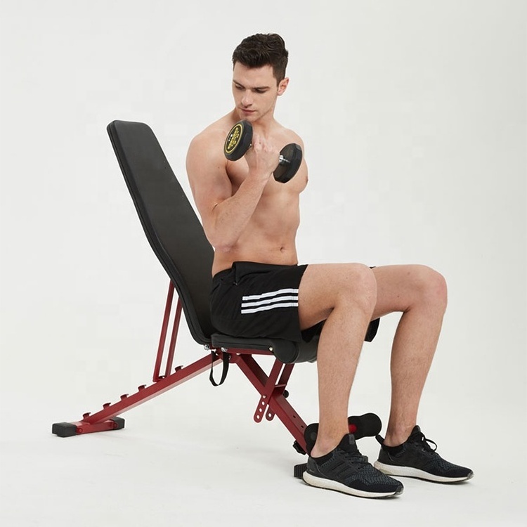 Home Fitness Machine Adjustable Body Vision Portable Foldable Weight Bench