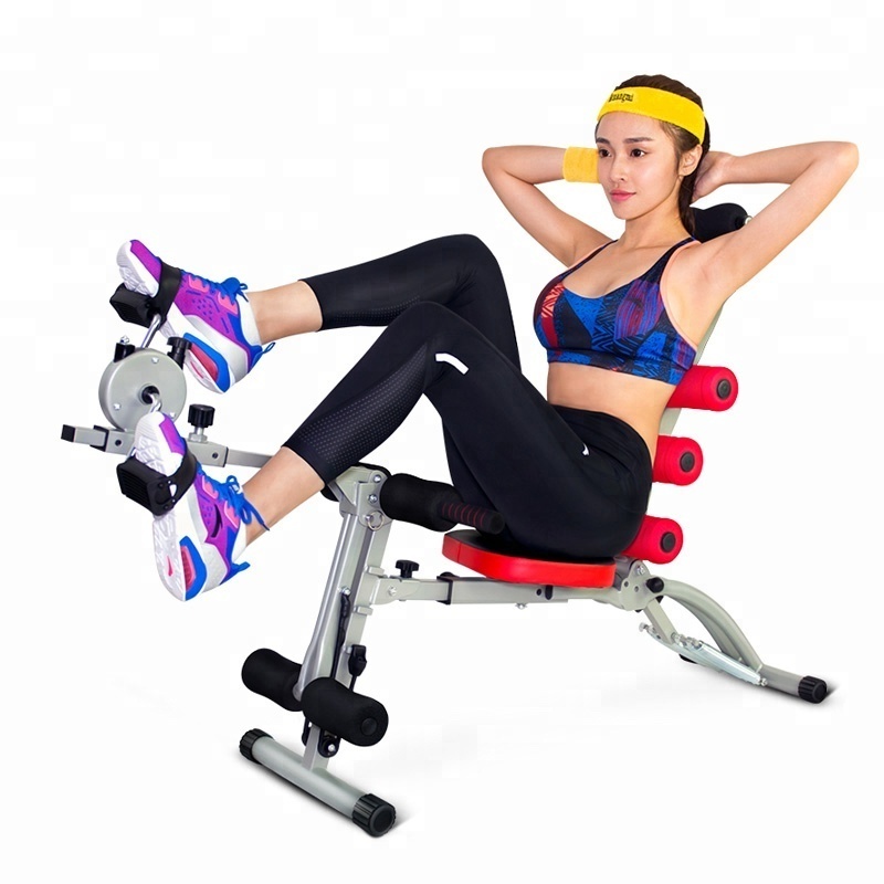 Home Fitness Equipment 6 In 1 Total Gym Ab Power Crunch Machine