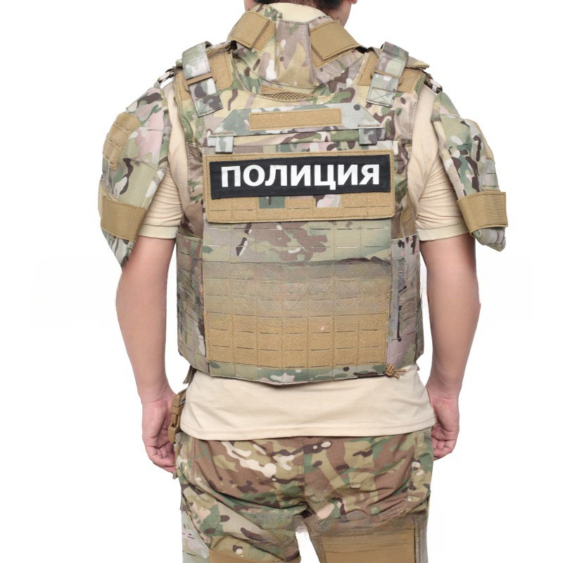 JINFEI Outdoor Full Coverage 1000D Nylon Molle System Camo Plate Carrier Chalecos Tactico Full Body Vest