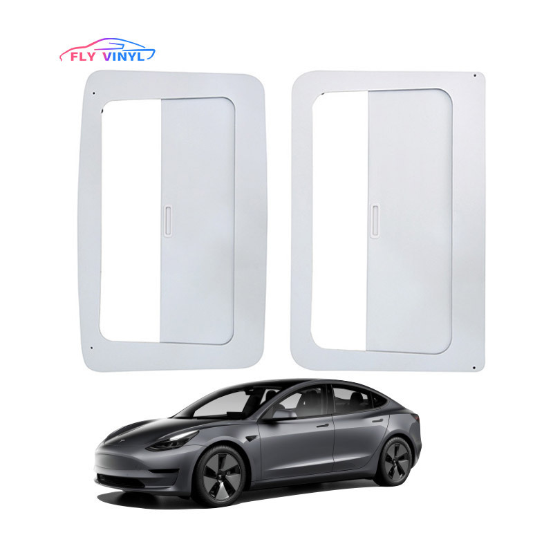 Model 3 Y X S accessories retractable tesla glass Roof Sun Shade  UV Protection sunshade sunroof  Roller Tesla manual sunshade