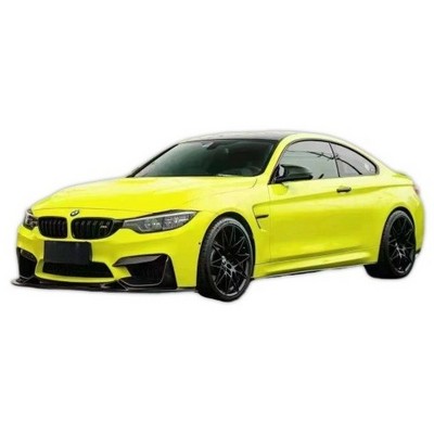 New Hot Sale Films 1.52*18m/roll Pvc Pet Tpu Lemon Yellow Ppf Paint Protection Film Gloss Crystal Color Changing Car Wrap Vinyl