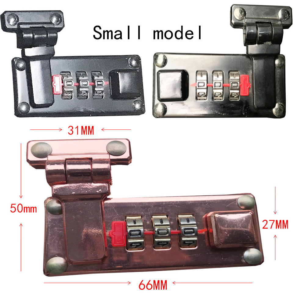 Number Lock &alloy Combination Lock For Aluminum Box And Cabinet , Aluminum &leather Case Number Wheels