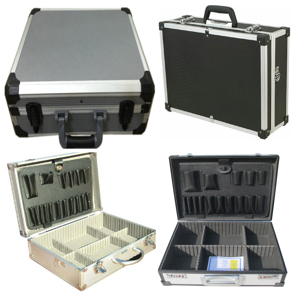 2022 Aluminum Tool Case ,black Instrument\equipment \storage Box With Handle And Lock