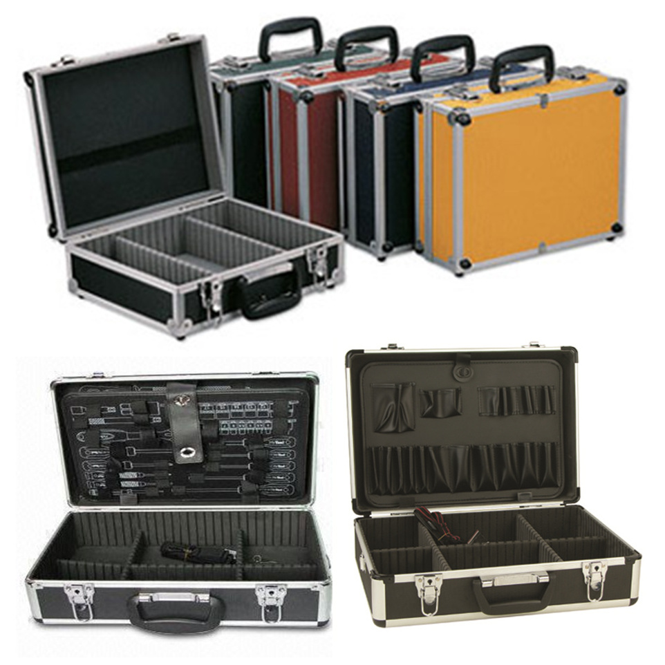 2022 Aluminum Tool Case ,black Instrument\equipment \storage Box With Handle And Lock