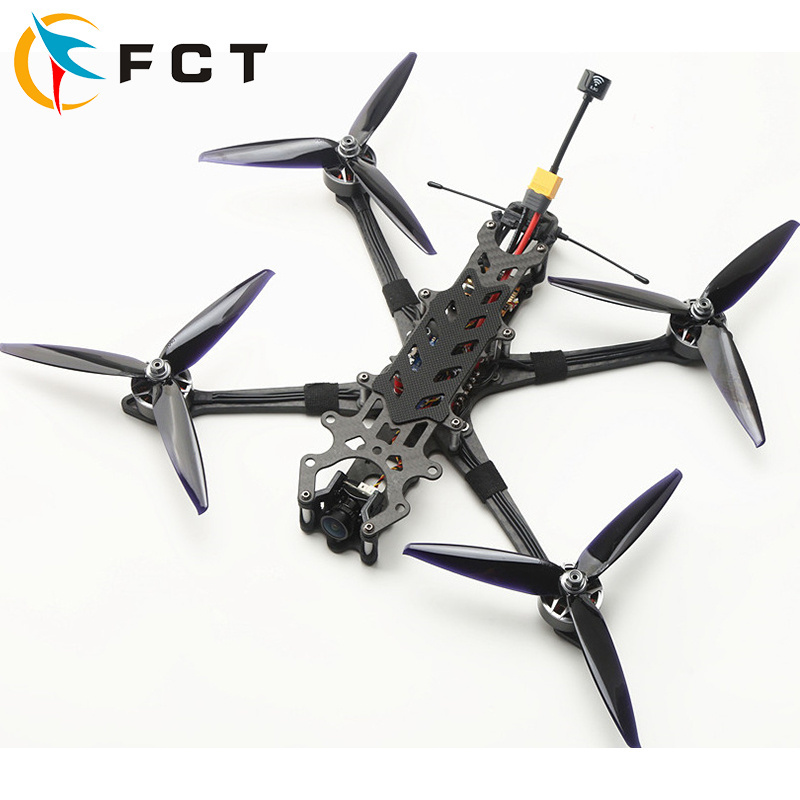 Flh7 7-Inch FPV UAV with Night Vision Camera 3D View Mode LED Lights Foldable Design 20km Flight Distance