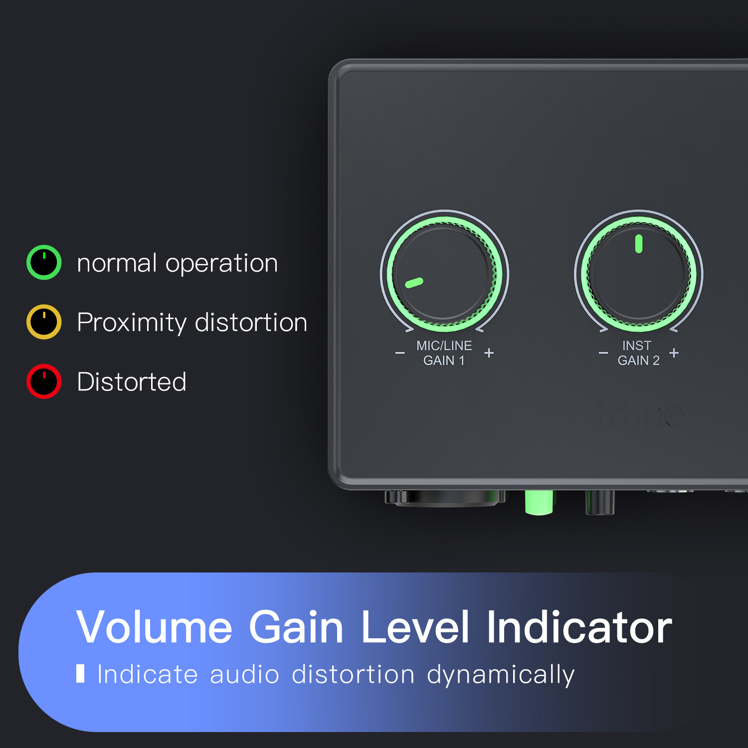 Fifine Professional Podcast Equipment Recording Studio Audio Interface USB PC Microphone With Sound Card Monitor Headphone