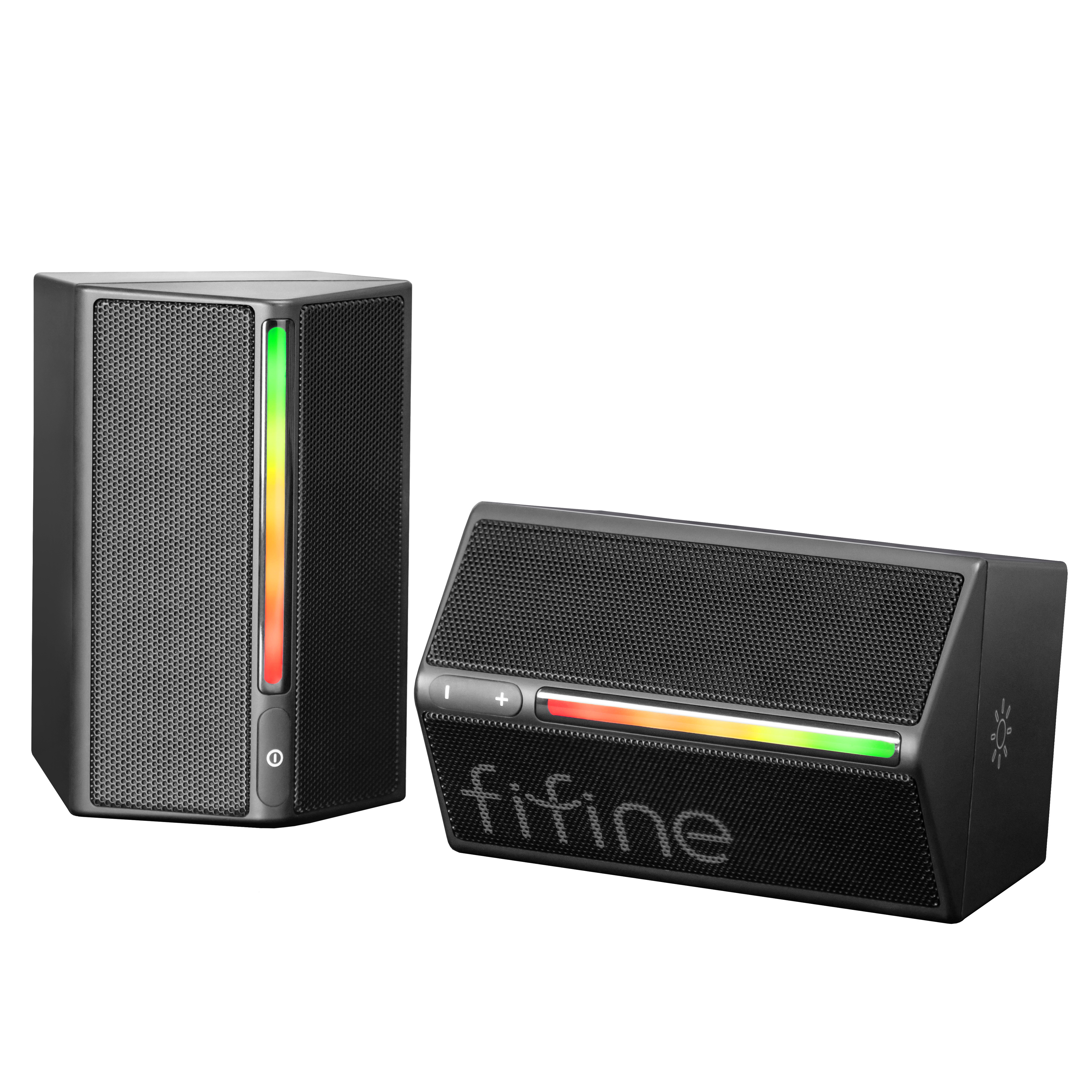 Fifine A20 Ampligame 2.0 Gaming Speakers RGB Home Music Desktop Speaker PC Audio Computer Speaker Wire