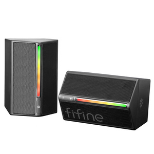 Fifine A20 Ampligame 2.0 Gaming Speakers RGB Home Music Desktop Speaker PC Audio Computer Speaker Wire