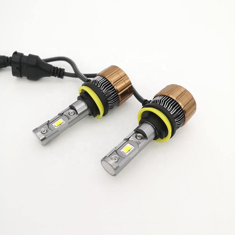 2022 Best V6S Play and plug Mini Headlight Bulb 12V H11 LED Fog Light For Jeep Toyota Ford BMW VM Honda Kia