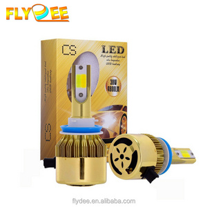 Dual Color CS led headlight bulb h7 h4 h1 880 881 3000K 6000K super bright tur-bo led headlight