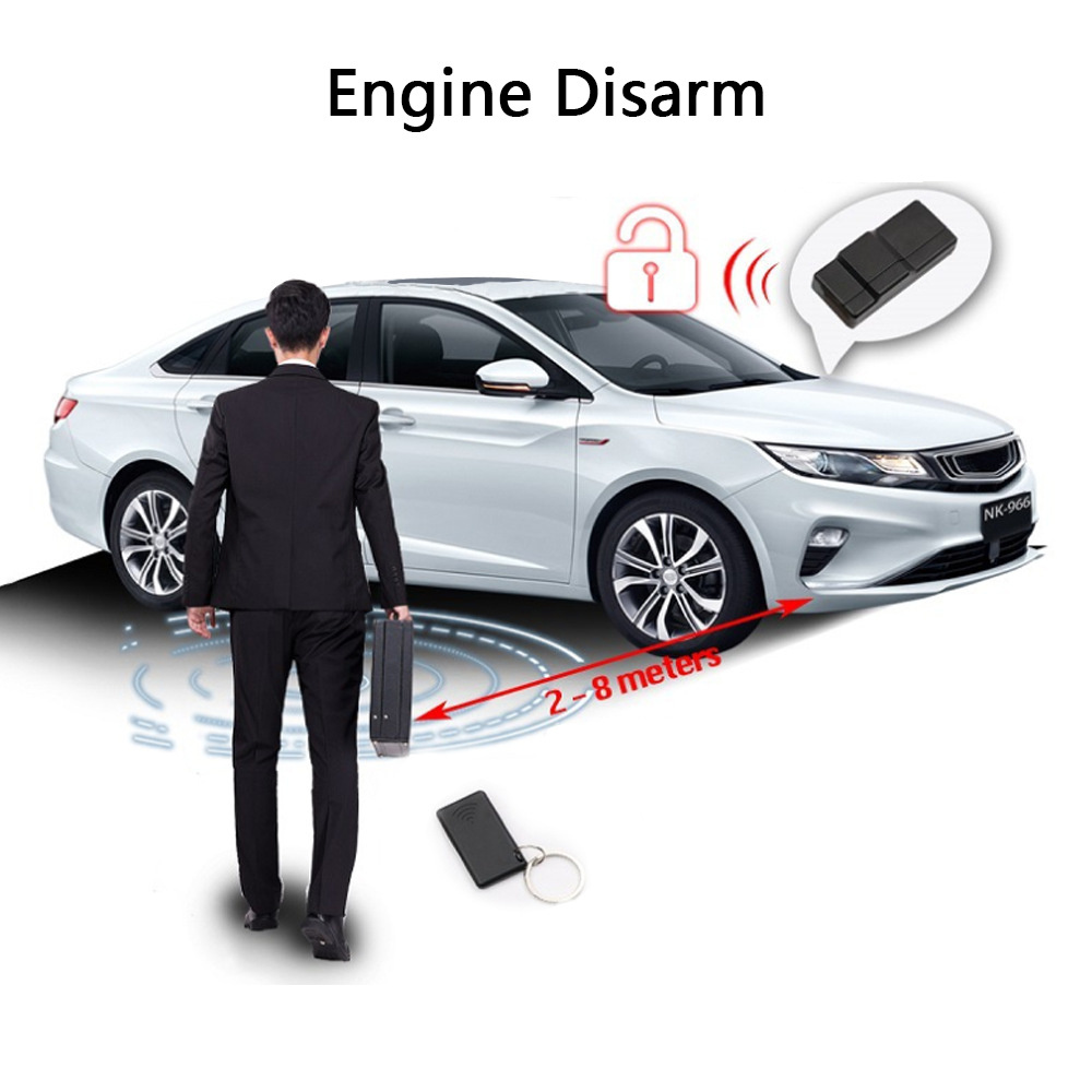 2023 Two Remote Control Keyless Start RFID Anti-Robbery and Anti-carjacking Car Vehicle Immobilizer 2.4 GHz car immobilizer tool