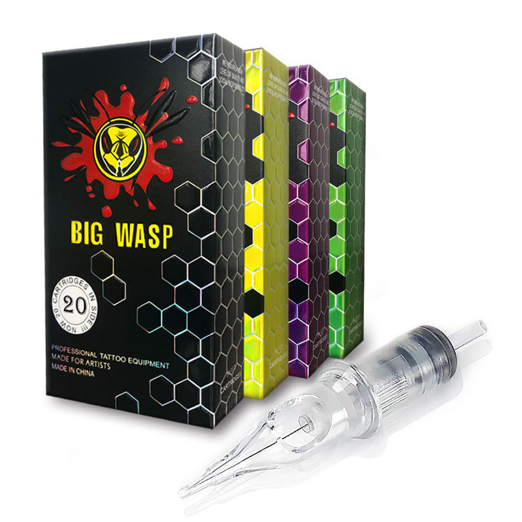 BIGWASP Premium Membrane Tattoo Needle Cartridges 0.3/0.35mm for Body Art