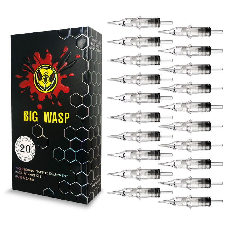 BIGWASP Disposable Premium Tattoo Needle Cartridge Sterile Tattoo Cartridge