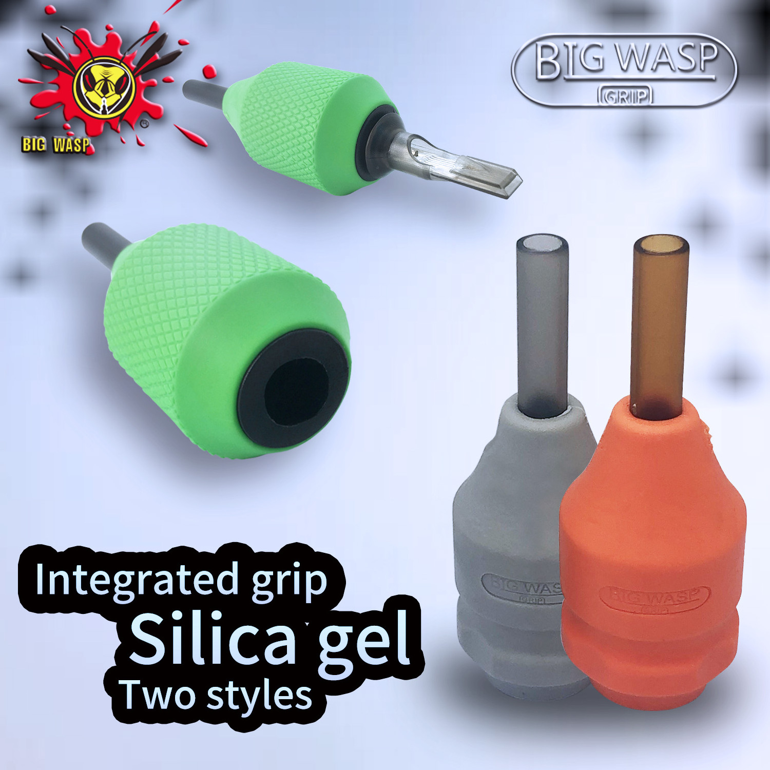 Silicone Tattoo Disposable Cartridge Grip Needle Grip Black Color