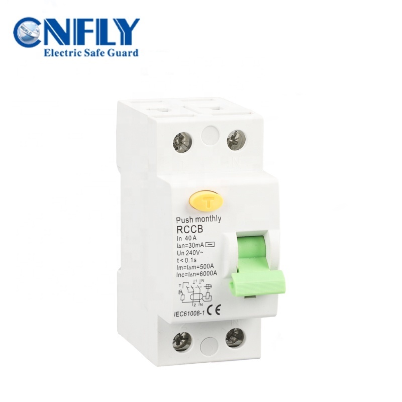 F360 Series DP RCCB 63A 30MA Earth Leakage Protection Circuit Breaker