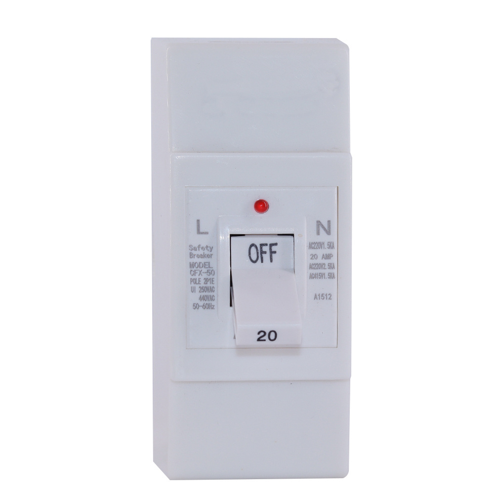 NT50 15A 20A 30A LED indicator Safety Switch with Cover