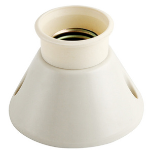 Universal Screw Bulb Socket Types White Round Shape Bakelite Ceiling Light E27 E14 Lamp Holder