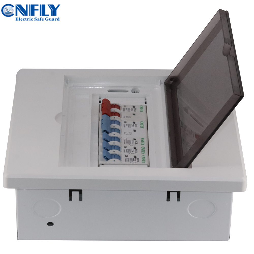 CNFLY Factory price Plastic Power Circuit Electric Distribution Box MCB Junction Circuit Breaker Box