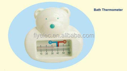 Bath puppy bear plastic thermometer digital bath shower thermometer