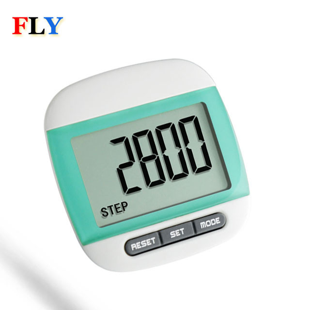 Big screen digital mechanical pedometer with clip