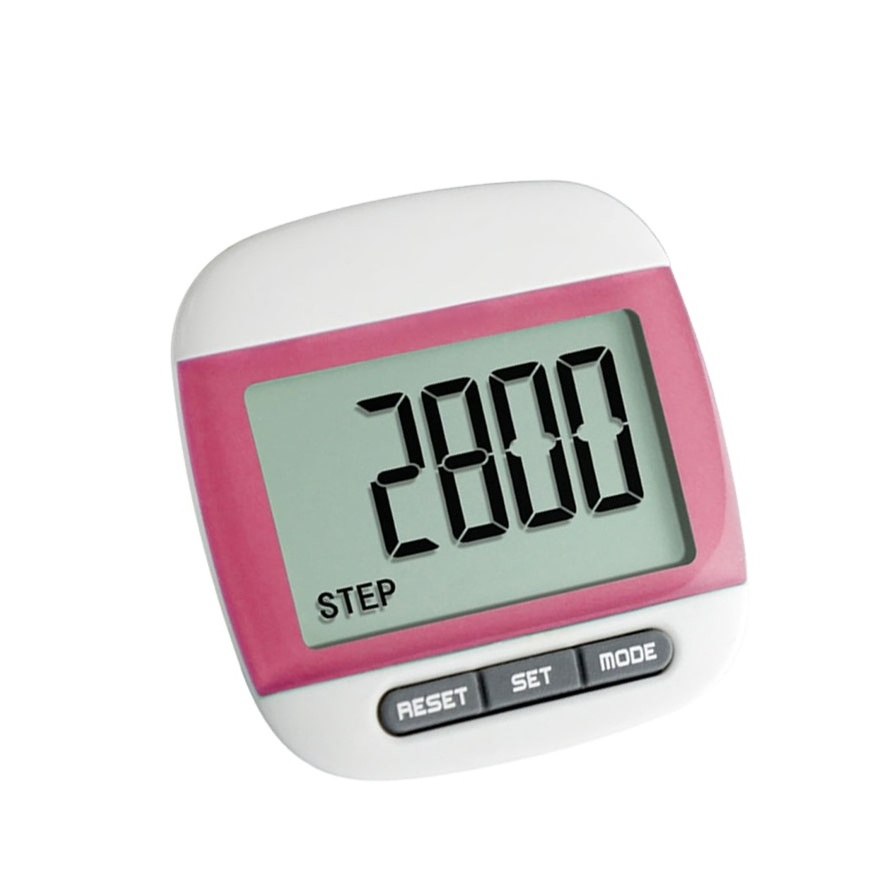 Big screen digital mechanical pedometer with clip