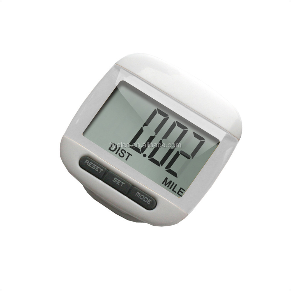 Big screen digital mechanical pedometer with clip