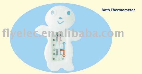 Bath puppy bear plastic thermometer digital bath shower thermometer