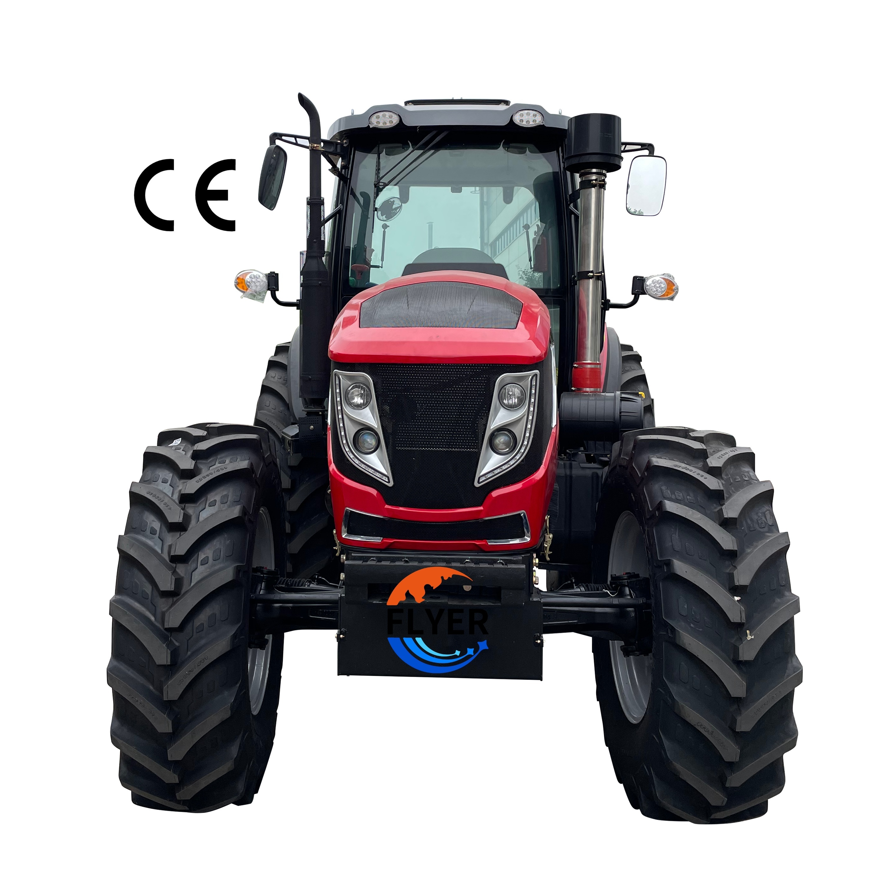 Cost-effective 4x4 125hp farm tractor agricultural equipment big tractor with AC cabin for sale