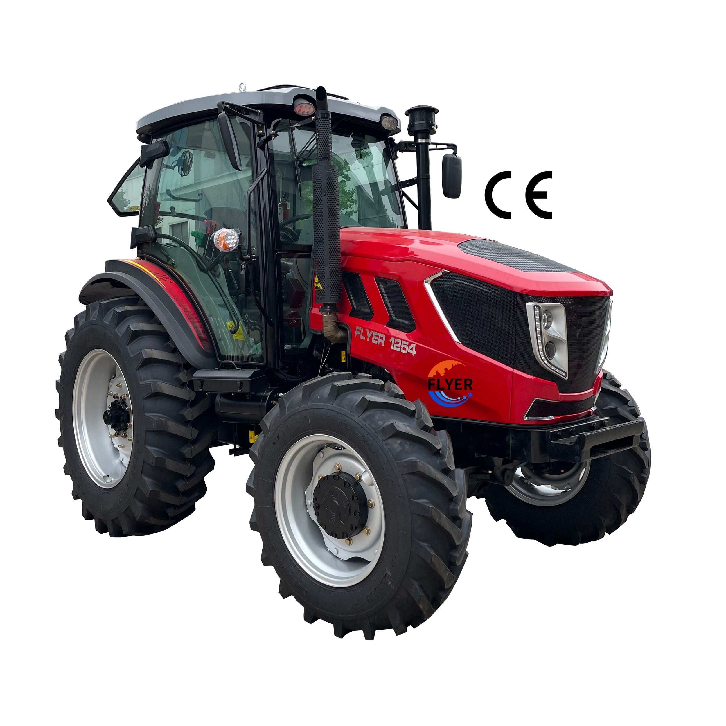 Cost-effective 4x4 125hp farm tractor agricultural equipment big tractor with AC cabin for sale