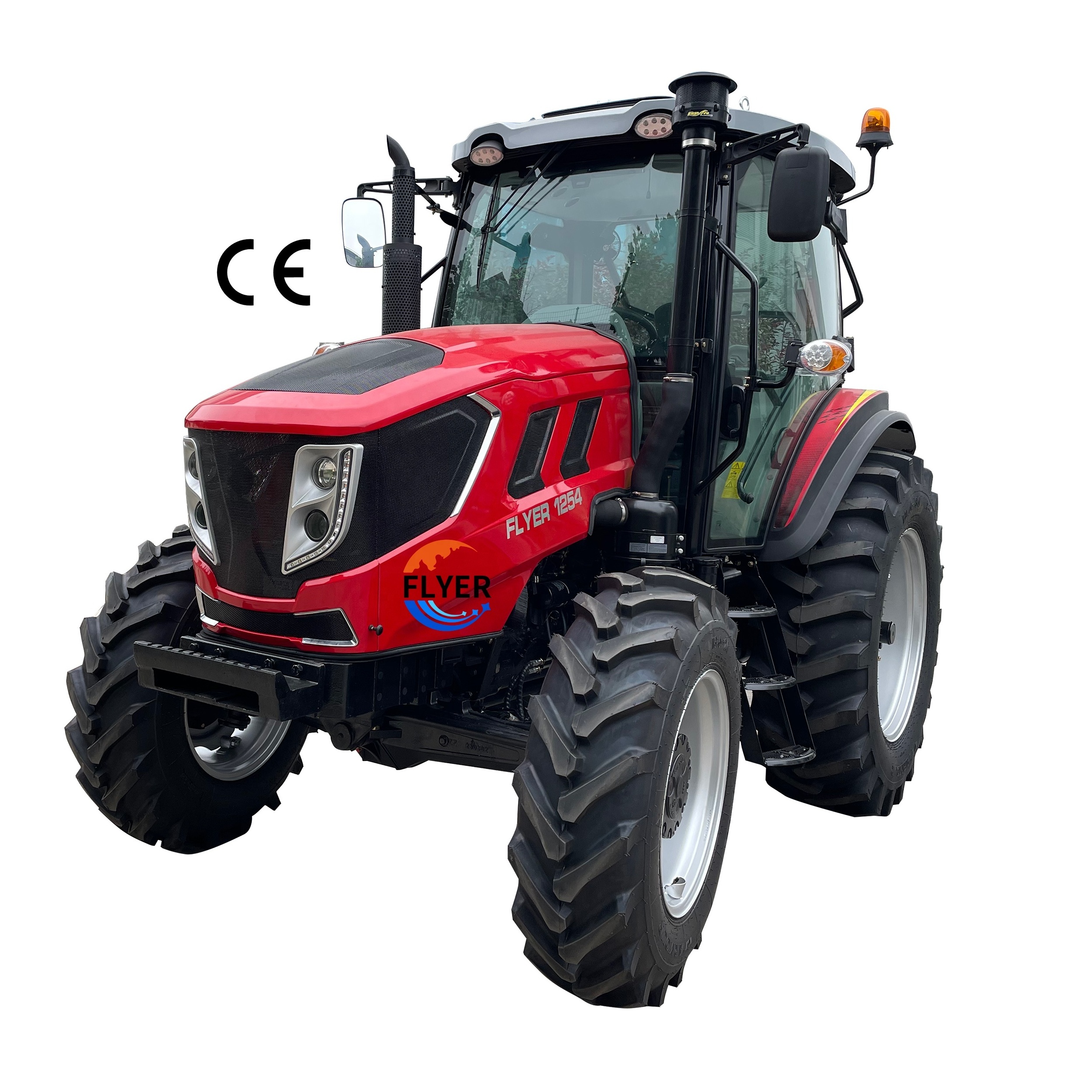 Cost-effective 4x4 125hp farm tractor agricultural equipment big tractor with AC cabin for sale