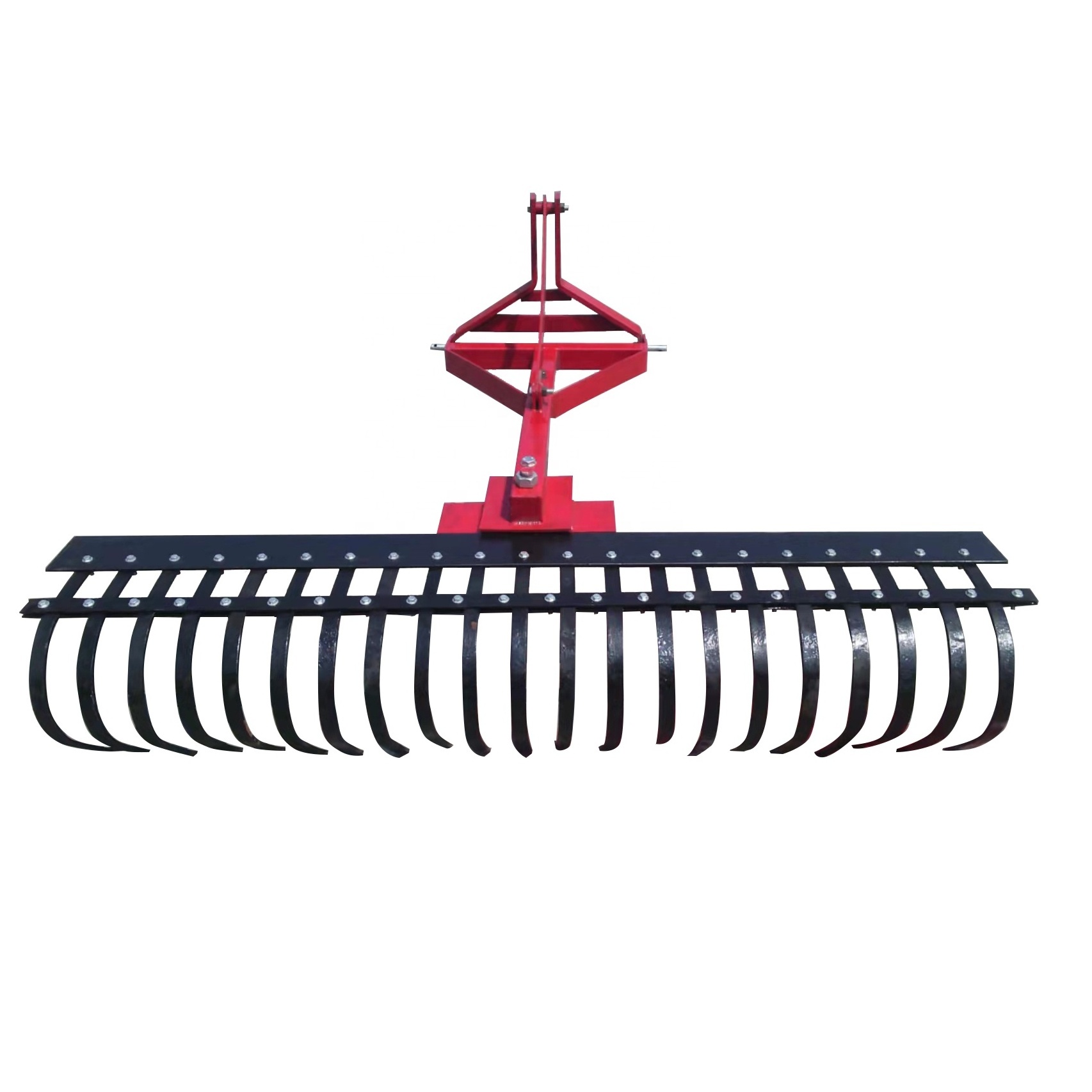 Economical Practical landscape rake/Garden tools hay rake Farm landscape tractor spike rakes