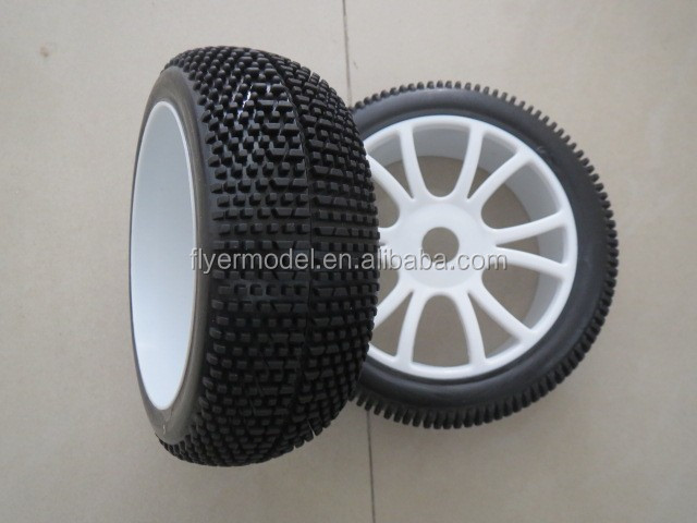 RC Car 1/8 Scale Buggy Tire/Wheels with many different colors (180049)