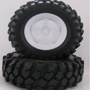 RC Crawling Tires plastic wheels and rubber tyres(210021)