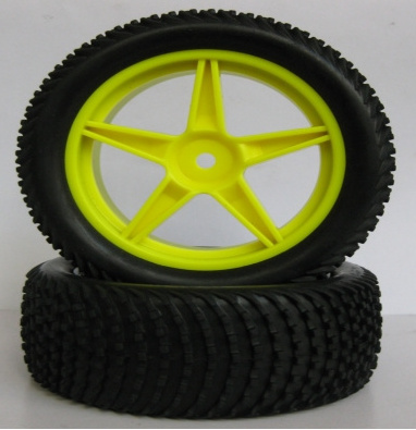 1/ 10 RC buggy car tires and wheel rims 66099