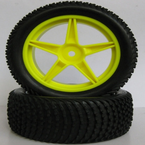 1/ 10 RC buggy car tires and wheel rims 66099