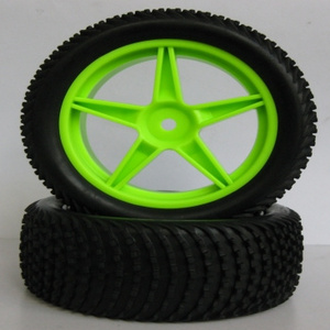 RC Car Parts 1/10 front Buggy Tire  with foam insert 66078