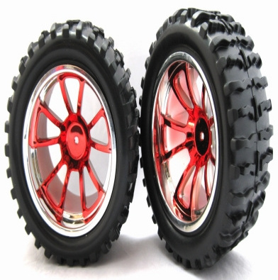 RC Car Accessories 1/10 Chromed Truck Tires 12mm Hexagonal Joiner